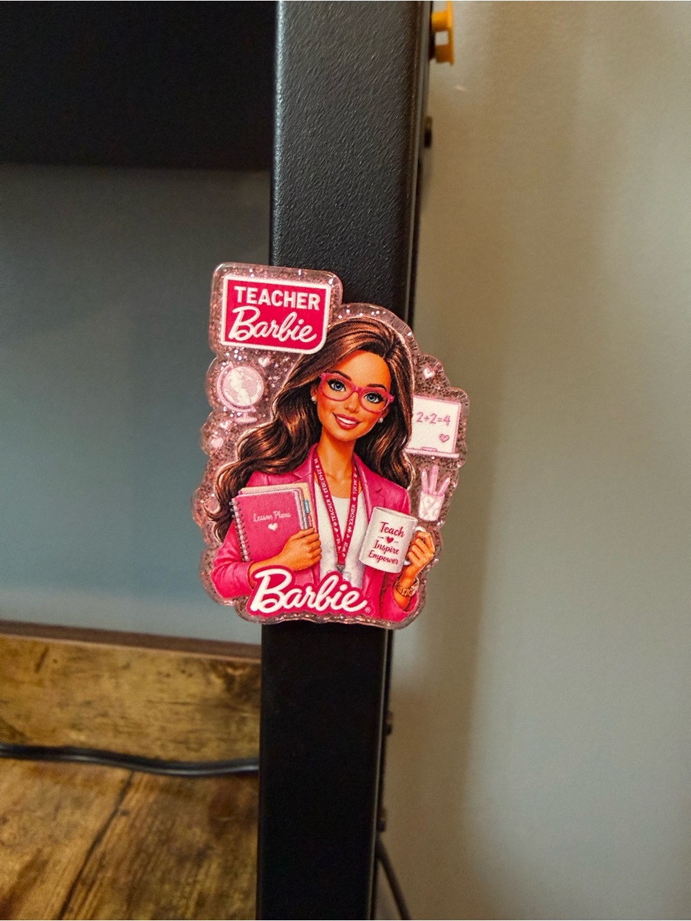 Teacher Barbie Acrylic Magnet